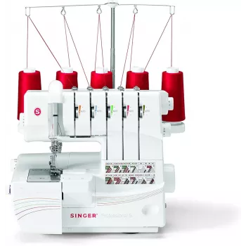 Overlock siuvimo mašina Singer 14T968, elektrinė, balta