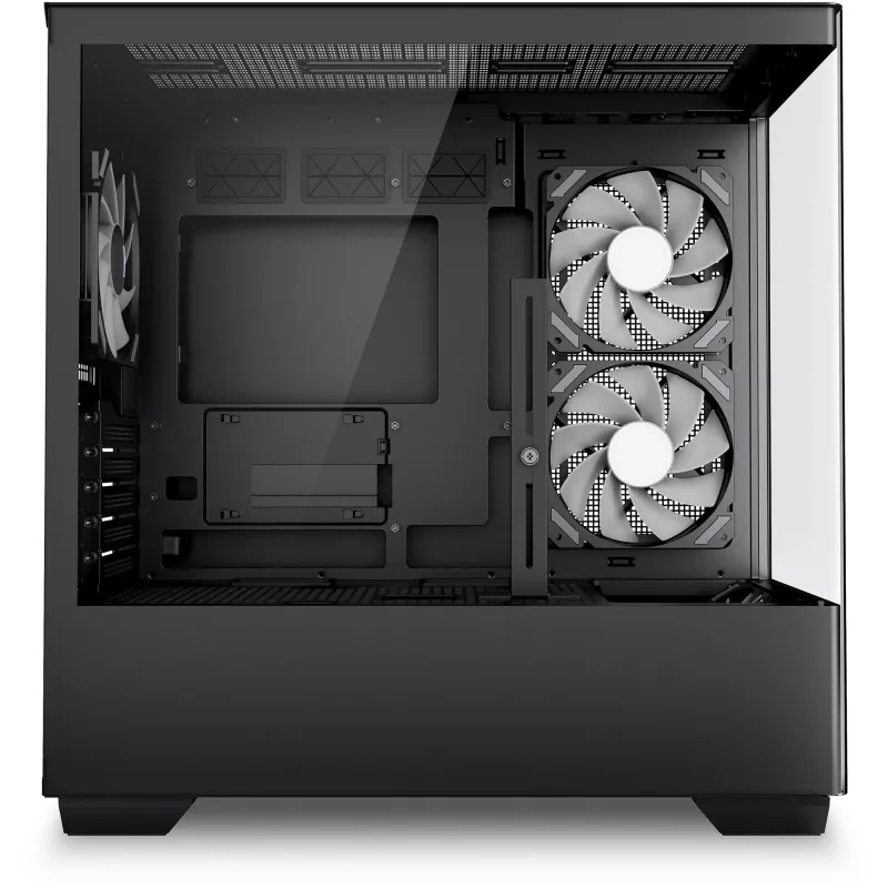Korpusas Sharkoon Elite Shark CM100 bokštas Micro-ATX, be maitinimo šaltinio, juodas