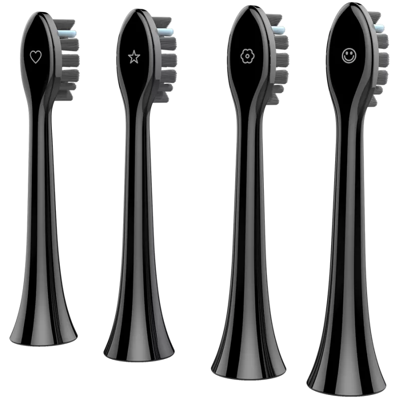 AENO Sonic Electric Toothbrush DB6 Juoda: 5 režimai, belaidis įkrovimas, 46000 sūkių/min, 40 dienų be įkrovimo, IPX7