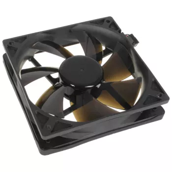 Kompiuterio korpuso ventiliatorius NoiseBlocker BlackSilentPro PLPS 120 mm, 1500 aps./min., 100 m³/h, 4,5 V, juodas