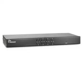 Inter-Tech KVM AS-9108DU Rack montuojamas juodas KVM jungiklis (88887233)