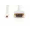 Kabelis DisplayPort 1.1a mini DP-DVI tipas MM 2.0m