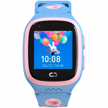 Vaikiškas laikrodis Canyon Kids Watch ZEFIR KW-49 E-SIM 4G GPS WiFi Vaizdo skambučiai Muzika Žaidimai Anglų kalbos mokymasis, Rožinė-Mėlyna