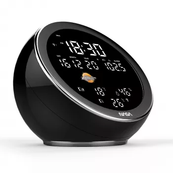 Oro stotis Nasa WSP1500 Black – vidaus ir lauko temperatūros bei drėgmės stebėjimas