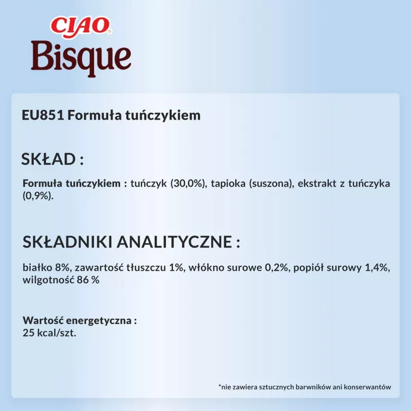 INABA Ciao Bisque Tuna - skanėstai katėms - 40g
