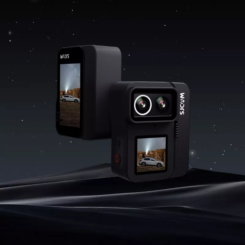 Veiksmo kamera SJCam SJ20 su dvigubu objektyvu, 4K vaizdo įrašas, 20MP nuotraukos