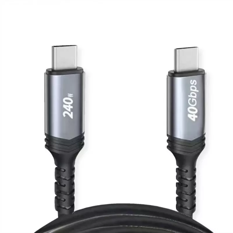 USB kabelis VALUE 11.99.9089 USB4 Gen 3x2 0,8 m USB-C juodas