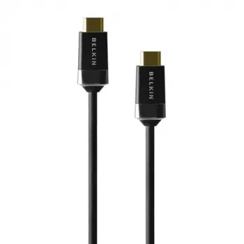 Belkin High Speed HDMI 2m - 2 m - HDMI Type A (Standartinis) - HDMI Type A (Standartinis) - Juoda