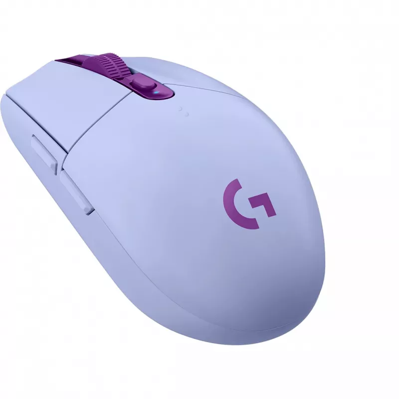 Logitech G305 LIGHTSPEED belaidė žaidimų pelė - alyvinė