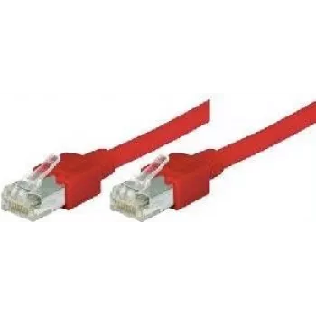 Tecline 71901R Ethernet Patch Laidas Raudonas