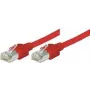 Tecline 71901R Ethernet Patch Laidas Raudonas