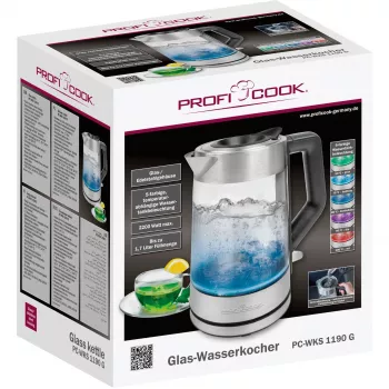 Proficook elektrinis stiklinis virdulys PC-WKS 1190 G