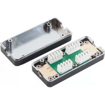 Tinklo jungčių dėžutė ShiverPeaks BS75001-2 Cat7 10/100/1000Base-T(X) 1 vnt.