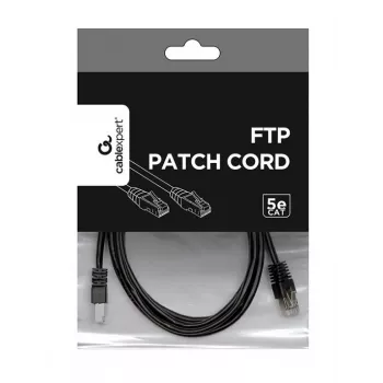 Pataisos kabelis CAT5E FTP 2M PP22-2M/BK Gembird
