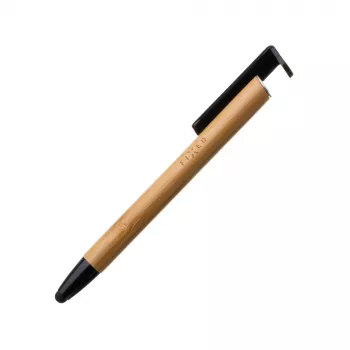 Rašiklis su stiletus ir stovu FIXED FIXPEN-BA Bamboo — 3 viename: rašiklis, jutiklinio ekrano stiletus ir integruotas stovas