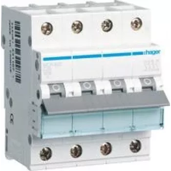 Hager miniatiūrinis automatinis jungiklis 3p+N, C-25A, 6kA MCN625