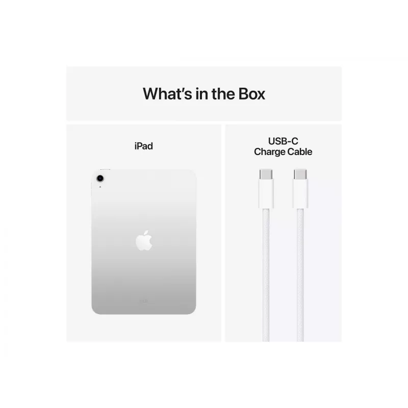“Apple” iPad 128 GB 27,9 cm (11 inch) Wi-Fi 6 (802.11ax) iPadOS 18 sidabrinis