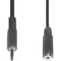 Garso kabelis 3,5 mm e+p B 125/5 5 m juodas