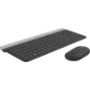 Belaidis klaviatūros ir pelės rinkinys Logitech MK470 Slim Combo, grafitinis