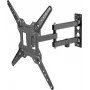 Vision VFM-WA4X4/3 - tvirtinimo komplektas (sieninė ranka) - dviguba sukamoji ranka - LCD ekranui - šaltai valcuotas plienas - juoda - ekrano dydis: 94-152,4 cm (37-60 inch)
