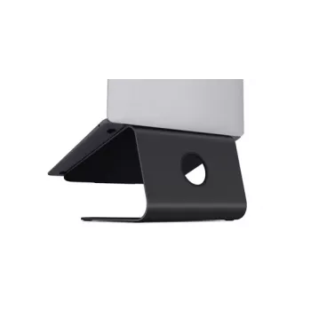 Rain Design mStand – stovas nešiojamam kompiuteriui – juodas – aliuminis – tinka visiems MacBook – 253 mm – 190 mm