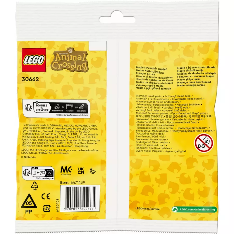 LEGO 30662 Animal Crossing Monos moliūgų sodas, konstrukcinis žaislas polimaišelyje