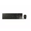 CHERRY DW 9100 SLIM belaidis klaviatūros ir pelės rinkinys, RF Wireless + Bluetooth, universalus, juodas