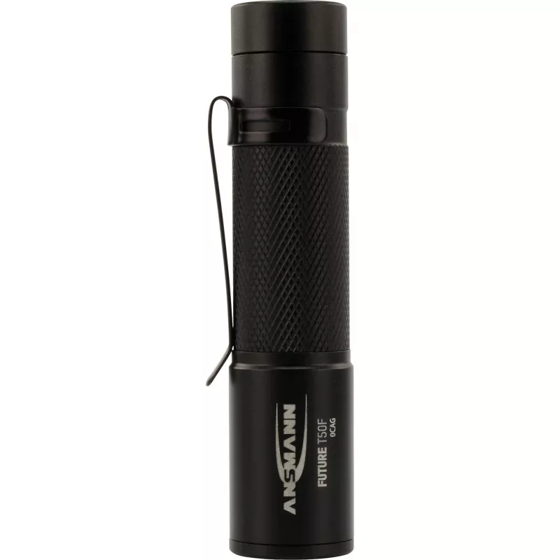 Ansmann 1600-0159 – Nešiojamas žibintuvėlis, juodas, aliuminis, LED, 60 lm