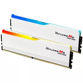 G.Skill Ripjaws M5 Neo RGB 64 GB (2x 32 GB) DDR5-6000 Dual-Kit, balta, AMD EXPO