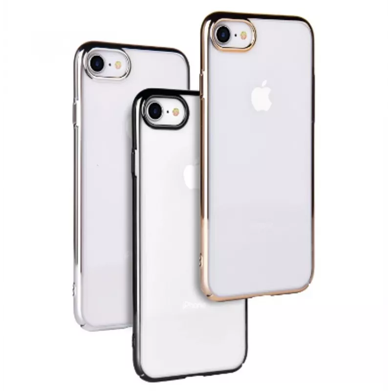 Apsauginis dėklas telefonui Devia Glimmer serija, skirtas iPhone SE2, auksinis, kietas PC nugarėlė