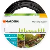 Sodo žarna Gardena 1362-20 15 m laistymo linija antžeminė juoda