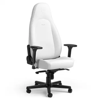 Biuro kėdė noblechairs NBL-ICN-PU-WED paminkštinta sėdynė paminkštintas atlošas balta