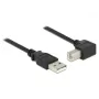 USB kabelis DeLOCK 0,5 m USB 2.0-A USB 2.0-B juodas