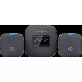 Belaidis mikrofonų rinkinys Plusonic PS-TDS8 su USB‑C, Lightning ir 3,5 mm jungtimis