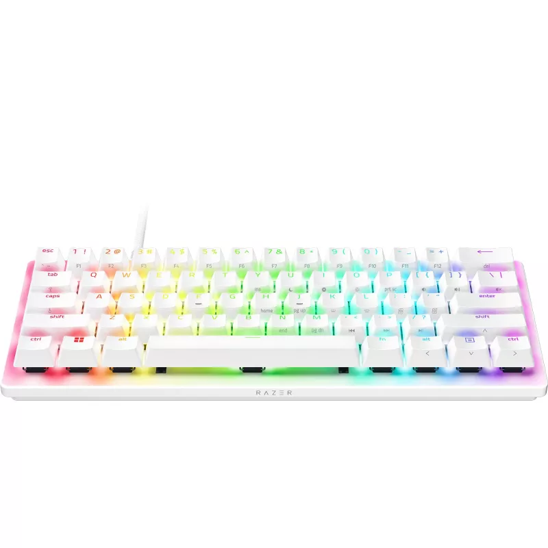 Razer Huntsman V3 Pro Mini – balta – vokiškas išdėstymas P – klaviatūra – optinė (RZ03-04992000-R3G1)