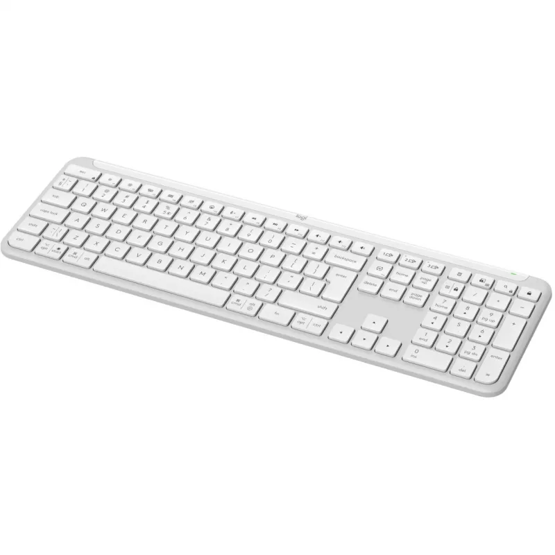 Logitech Signature Slim K950 belaidė klaviatūra RF Wireless Bluetooth QWERTY US International balta
