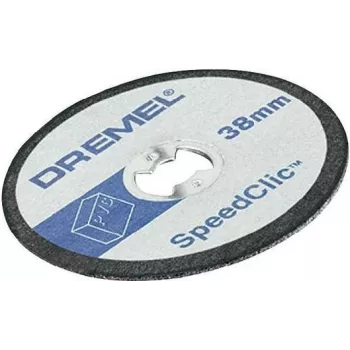 Pjovimo diskas Dremel EZ SpeedClic plastikui, 3,8 cm, juodas