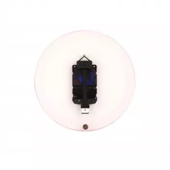 NeXtime klok 2615ro Focus, Ø25 cm, sieninis, baltas/raudonas