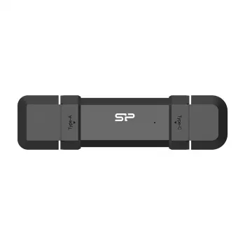 Silicon Power DS72 išorinis SSD 250 GB USB Type-A / USB Type-C 3.2 Gen 2 juoda