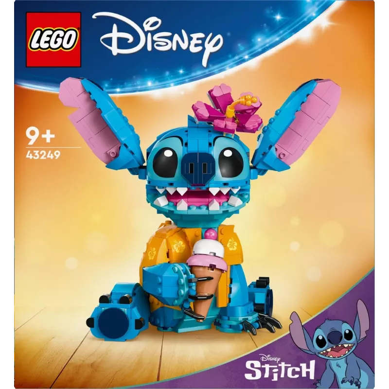 LEGO Disney Stitch statybinis žaislas su ledų kūgiu 43249
