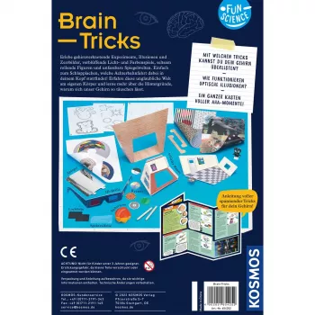 Kosmos Fun Science Brain Tricks eksperimentų rinkinys, Elektra, 8 m., Įvairiaspalvis