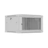 19 colių 6U 600x600 mm pilkas perforuotas sieninis stovo korpusas Lanberg WF01