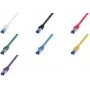 Logilink Professional Ultraflex - jungiamasis laidas - RJ-45 (kištukas) į RJ-45 (kištukas) - 1,5 m - 6 mm - S/FTP - Cat.7 žaliava (laidas) / CAT 6a (jungtys) - halogenų neturintis, liejinis, su apsauga nuo užkabinimo - mėlyna, RA