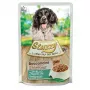 STUZZY Chunks su veršiena ir šparaginėmis pupelėmis – šlapias šunų maistas – 100 g