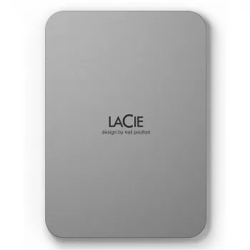 Išorinis kietasis diskas LaCie Mobile Drive 2022 5TB USB Type-C sidabrinis