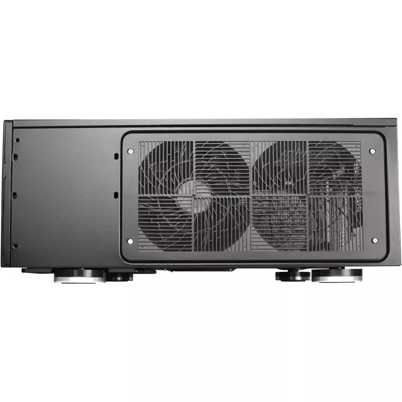 SilverStone Grandia GD08 - korpusas (Desktop) - SSI EEB - be maitinimo šaltinio - juodas - USB/Audio