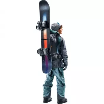 Kuprinė DEUTER Freerider Pro 34+ – techninė freeride slidžių žygiams, 34 L, juoda, šalmo laikiklis, klubų diržas