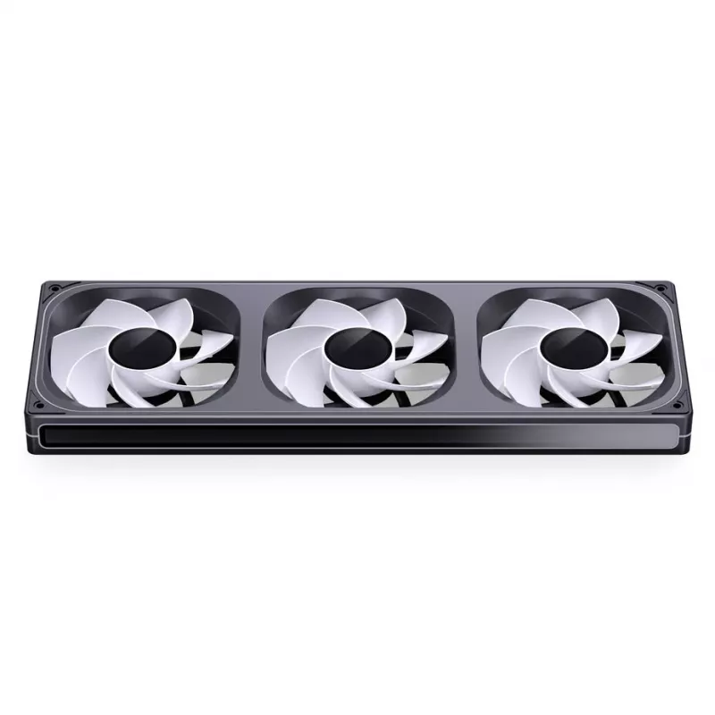 Ventiliatorių komplektas radiatoriui Jonsbo ZB-360 Reverse Blade PWM ARGB 360mm Juodas