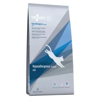 Sausas kačių ėdalas TROVET LRD Hip alerginis (turtingas ėriena) 2.5 kg — suaugusios katės, 27% baltymų, 16% riebalų, be glitimo ir sojos