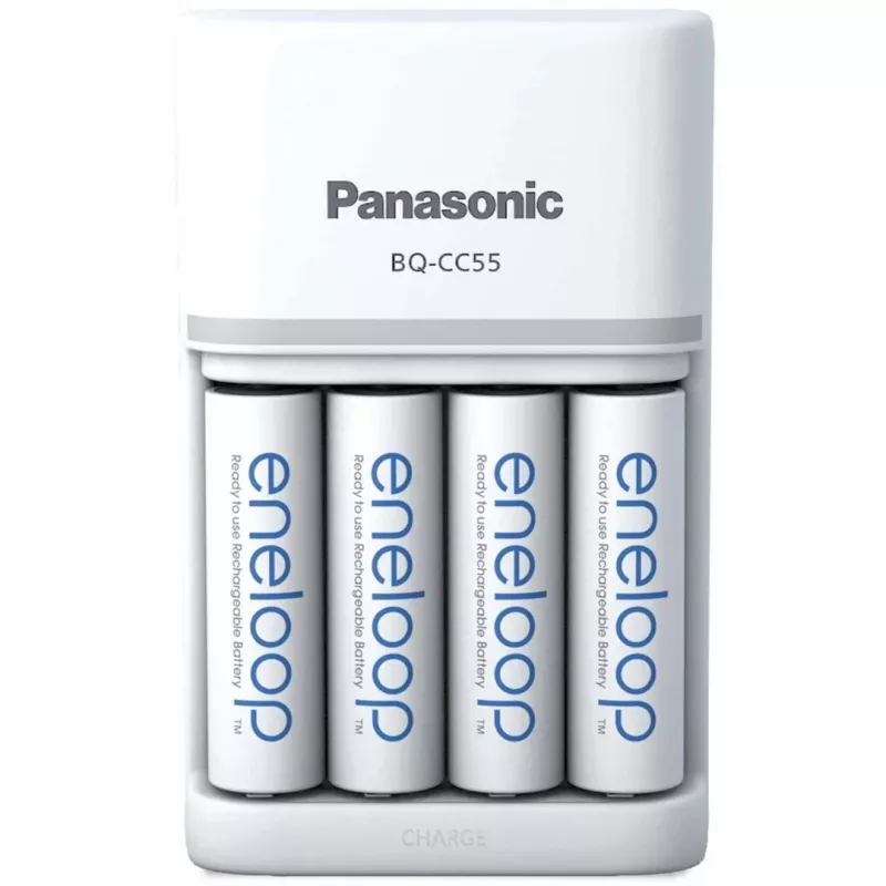 Kroviklis PANASONIC Eneloop Smartplus BQ-CC55 + 4x AA 2000 mAh (K-KJ55MCD40E)